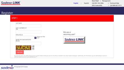 
                            2. Register - Frontline SodexoLINK