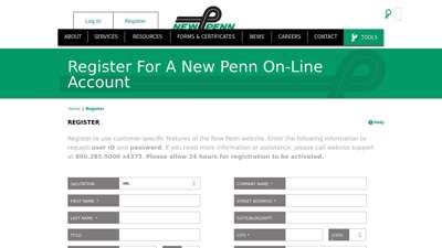 
                            6. Register - New Penn