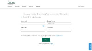 
Register Now - Unicare.com  
