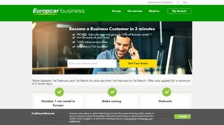 
Register Online | Business car rental | Europcar  
