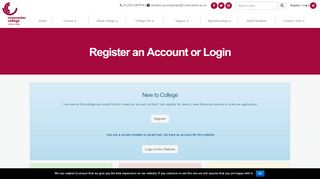 
                            1. Register or Login | Cirencester College - Cirencester College Portal