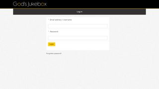 
                            8. Register or login | God's Jukebox - Jukebox Portal