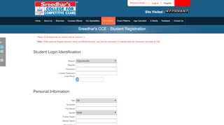 
                            2. Register - Sreedhar's CCE | Institute for Competitive and ... - Sreedhar's Cce Online Exam Portal