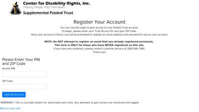 Register Your Account - cdrnys.org