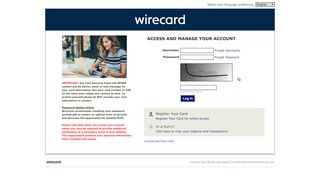 
                            3. Register Your Card - Wirecard - Citibank Prepaid Card Portal