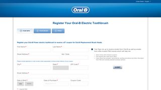 
                            2. Register Your Oral-B Electric Toothbrush - Oral B Sign Up