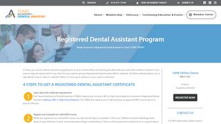 
                            7. Registered Dental Assistant Online Program - Texas Academy ... - Texas Dental Board Portal