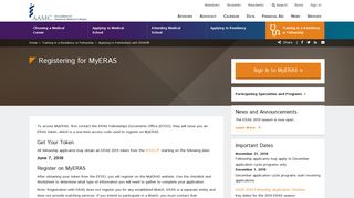 
                            6. Registering for MyERAS - AAMC Students - Myeras Sign In