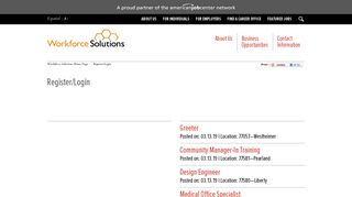 
                            3. Register/Login - Workforce Solutions - Workforce Solutions Portal
