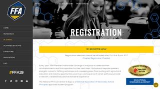 
                            3. Registration - 92nd National FFA Convention & Expo - Ffa Number Sign Up