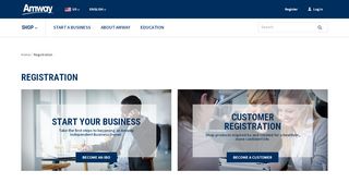 
                            2. Registration | Amway United States - Amway Business Portal