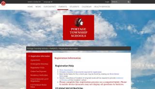 
                            5. Registration Information - Portage Township Schools - Portage Township Schools Parent Portal
