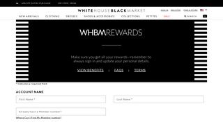 
                            5. Registration - White House Black Market - White House Black Market Associate Portal