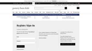 
                            1. Registry Login & Registry Sign-In | Pottery Barn Kids - Pottery Barn Baby Registry Portal