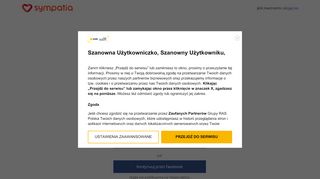 
                            1. Rejestracja - Sympatia.pl - Portal Randkowy Sympatia Rejestracja