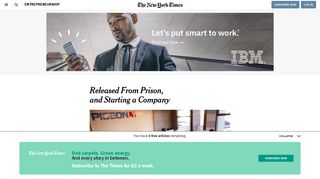 
                            8. Released From Prison, and Starting a Company - The New ... - Fotopigeon Login