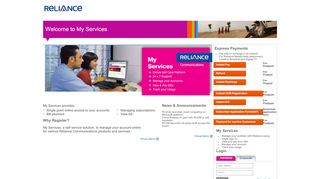 
                            1. Reliance My Services - Reliance Mobile Bill Payment Online Portal
