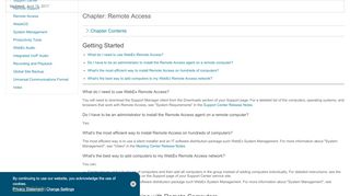 
                            6. Remote Access - Cisco - Webex Remote Access Portal