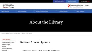 
                            5. Remote Access Options - MD Anderson - Tmc Library Remote Access Portal