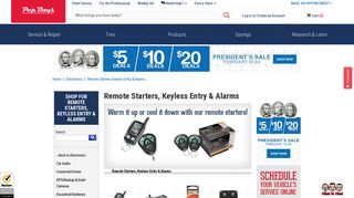
                            2. Remote Car Starters and Keyless Entry at Pep Boys - Pepboys Remote Portal
