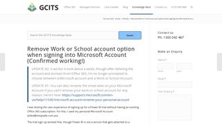 
                            7. Remove Work or School account option when signing into ... - Portal Onmicrosoft Com Portal