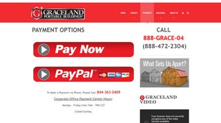 Rental Payment - Graceland Portable Buildings