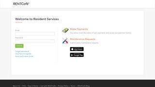 
                            5. RENTCafé Resident Login » Pay Rent Online & Submit Maintenance ... - 360 Management Portal