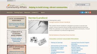 
                            2. Renter/Landlord | Georgia Department of Community Affairs - Dca Ga Gov Landlord Portal