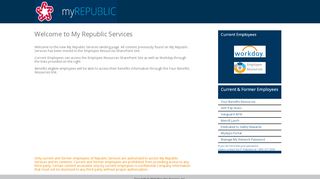 Republic Services - My Republic Services Employee Login