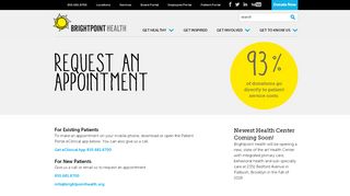 
                            2. Request an Appointment | Brightpoint Health - Brightpoint Health Portal