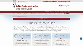 
                            4. Request An Appointment | RadNet San Fernando Valley