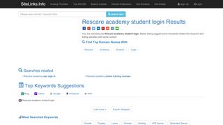 
                            7. Rescare academy student login Results For Websites Listing - Rescareacademy Net Login