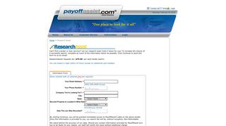 
                            3. Research Assist - Payoff Assist - Payoff Assist Portal