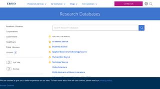 
                            4. Research Databases | EBSCO - Ebscohost Student Research Center Portal