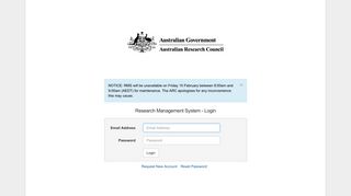 
                            8. Research Management System Login - Unimelb Discovery Portal