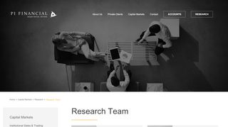 
                            6. Research Team - PI Financial Corp. - Pi Financial Portal