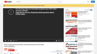 
                            1. Reset Forgot password online | ICICI Bank Internet Banking - How To Change Portal Password In Icici Net Banking
