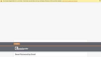 Reset Password by Email - Inteliguide