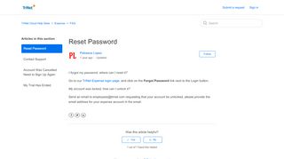 
                            7. Reset Password – TriNet Cloud Help Desk - Portal Trinet