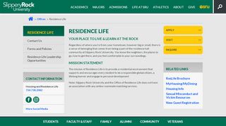 
                            5. Residence Life | Slippery Rock University - Sru Housing Portal