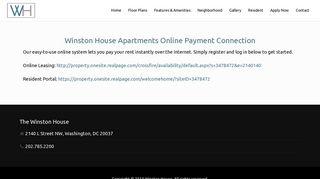 
                            6. Resident Portal - Winston House Apartments - Http Property Onesite Realpage Com Welcome Home Home Login