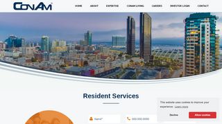 
                            1. Resident Services - The ConAm Group - Conam Resident Login