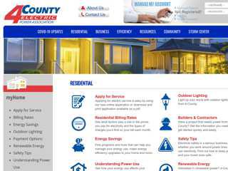 
                            3. Residential - 4 County Electric