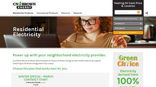 
                            8. Residential Electricity – CN Brown Energy - Cmp Maine Portal