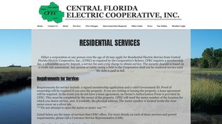 
                            4. Residential Services | website - Central Florida Electric - Cfec Portal