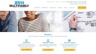 Residents Account Payment Portal  Multifamily Utility Company