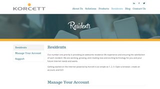 
                            3. Residents - Korcett - Korcett Management Portal