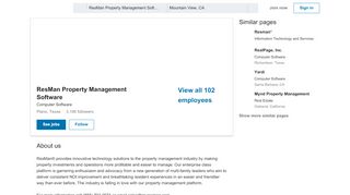 
                            4. ResMan Property Management Software | LinkedIn - Resman Portal Login