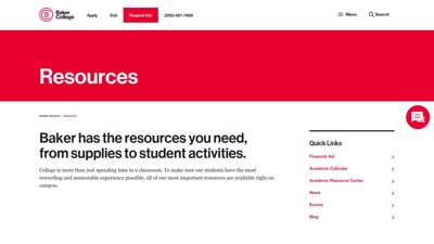 Resources  Baker College