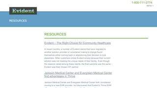 
                            4. Resources | Evident - Evident Patient Portal